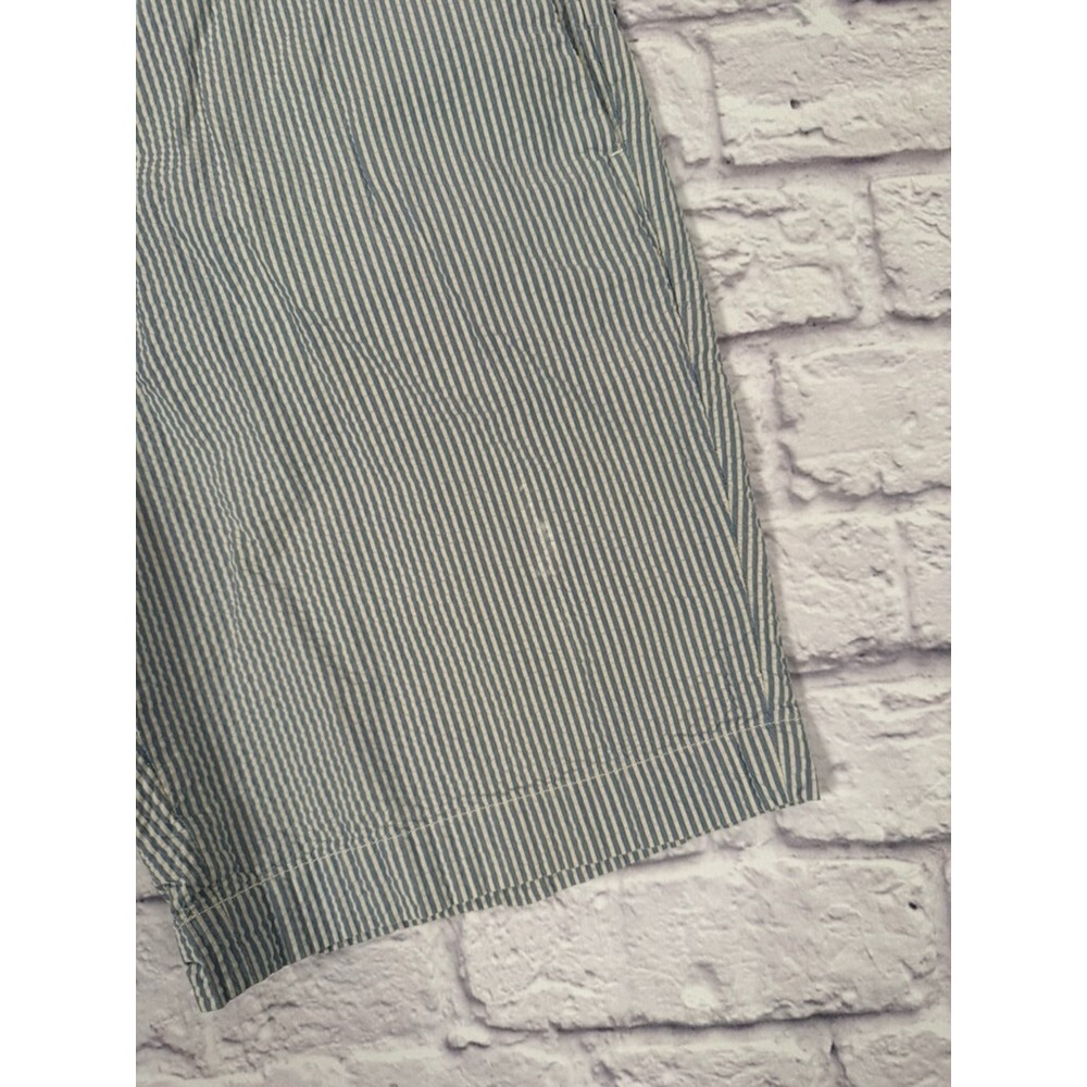 Polo Ralph Lauren Seersucker Chino Shorts Men 36 Blue White Stripe Suffield Fit - Picture 7 of 12